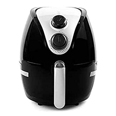 Freidora de Aire de 3,2 l para el hogar, Patatas Fritas Inteligentes de Gran Capacidad sin Humo de Aceite, Horno pequeño, freidora eléctrica, Negra pa