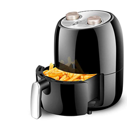 Freidora de Aire sin Aceite, Cocina Saludable, Horno Tostador, Parrillas Turbo, Papas Fritas, Aros de Cebolla, Horno de Aire de convección, 2 Cuartos  características