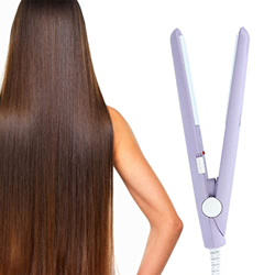 Mini Plancha Plana, 4 Colores 2 en 1 Mini Plancha de Pelo Placa de Turmalina de Cerámica Belleza Pequeña Plancha Plana Rizador de Calefacción Mini Pla características