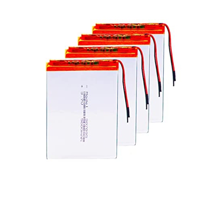 WOWNG 3.7V 5000mAh 307095 Batería de polímero de Iones de Litio para el hogar Inteligente MP3 Altavoces GPS mp4 DVD Power Bank Speaker 4pcs