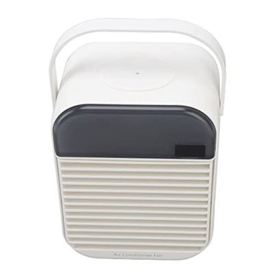 FUIK Ventilador de Aire Acondicionado, Ventilador de Aire Acondicionado USB, Diseño de Luz Nocturna, Tanque de Agua de 200 Ml, bajo Nivel de Ruido, pa