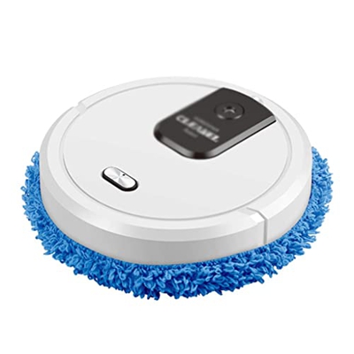 Flashing Robot Aspirador multifunción, máquina de Suelo Inteligente inalámbrica for Limpieza del hogar, aspiradora de Barrido (Color : White, Size : O