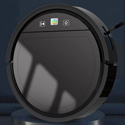 Flashing Robot Aspirador con Control de Voz, Barrido y fregado húmedo, Suelos y alfombras, Carga automática, Herramientas for el hogar (Color : Black, características