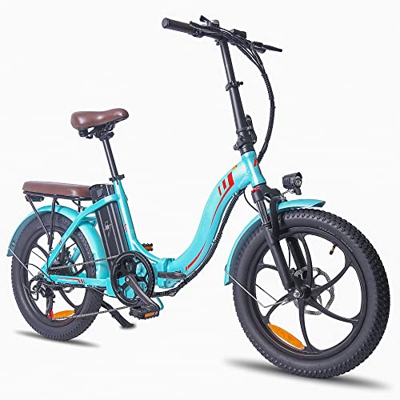 DuraB Bicicleta eléctrica plegable,Bicicleta eléctrica de 20 pulgadas 20 "*3,0 neumáticos grandes, batería de 36 V 18 Ah, 250 W, bicicleta eléctrica p