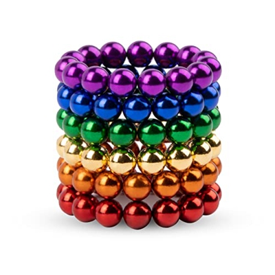 Jawa Bolas Magnéticas 5mm - 90 Imanes Extra Fuertes - Bolas Magnéticas Premium - Bolas Magnéticas de Colores - Imanes de Tablero Noble y Imanes de Nev