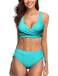 UMIPUBO Bikini de Mujer Conjunto de 2 Piezas de Cuello Halter Traje de Baño Bañador de Baño Conjunto de Bikini de Playa Cintura Alta Bra Tops y Bragui precio