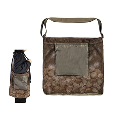 AUPSU Bolsa de forraje de hongos, bolsa de caza de hongos con cinturón de hombro ajustable, bolsa de forraje, bolsa de recolección de hongos, cesta de