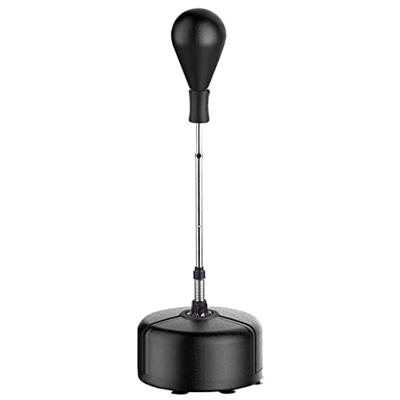 Cobra Reflex Bag Strong Durable Saco De Boxeo con Soporte para Adultos Niños Ajustable 120-160cm Speed Reflex Training Bag (Color : Black, S : 40 * 12