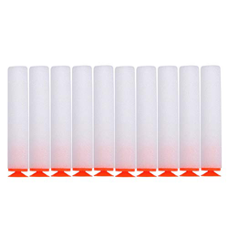 AYNEFY Paquete de 100 Balas de Recarga Suave para Pistola de Juguete, Balas de Espuma EVA, Accesorios Reutilizables con Ventosas para Pegar en Superfi en oferta