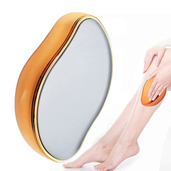 Borrador de Pelo de Cristal, Depiladora de Depilación Física Sin Dolor Crystal Hair Eraser Herramienta de Depilación Suave para Hombre y Mujer (Rose G en oferta
