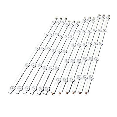 CARZE 12pcs x 50 Pulgadas LED Falta de retroiluminación Adecuada for LG 50"TV 50LN5400 50LA620V 6916L-1276A 1273A 1272A 1241A 10-LE DS Tiras de luz de