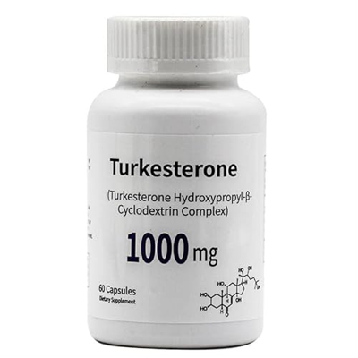 TURKESTERONE 1000 MG 10% Estandarizada | Óptima Absorción | Musculación | Bodybuilding | Pérdida de Grasa | Recuperación | Fuerza| 60 capsulas | Máxim