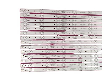 CARZE LED Lámpara de retroiluminación 14 Fit for Philips 55"TV 55PFF5701 / T3 LB55072 55PUS6501 / 12 TPT550U2 EQLSHA.G GJ-2K16-550-D714-V4-L TPT550J1 
