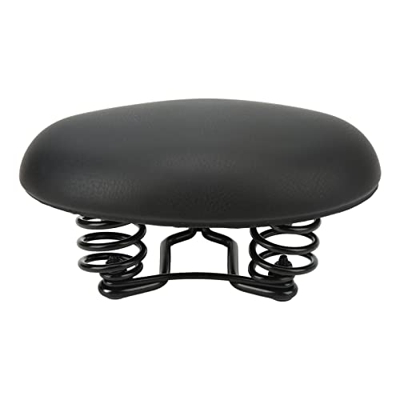 Luqeeg Asiento de Bicicleta Sillín de Bicicleta sin Nariz para Ejercicio a Prueba de Agua Asiento de Bicicleta Eléctrica de Algodón con Espuma de Cuer