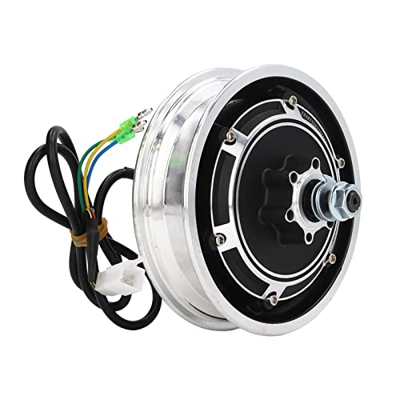 SOMK Motor de Cubo de Rueda Eléctrica 10 Pulgadas 48V 100W, Motor de Cubo de Freno de Disco sin Escobillas para Bicicletas Eléctricas, Herramienta de 