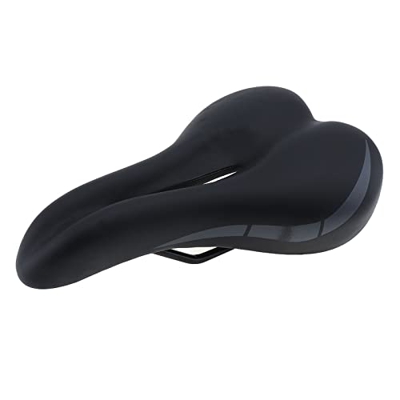 NANXIANG Jisheng Store Sillín de Bicicleta de Carretera Extra Suave MTB, cojín Acolchado de Cuero de Gel, Asiento Apto for Piezas de Bicicleta Durable