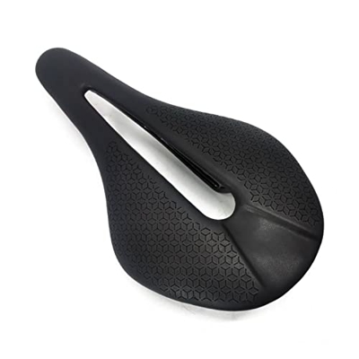 Jisheng Store Sillines de bicicleta de carretera MTB, asiento cómodo transpirable ultraligero de carbono, componentes de piezas de sillín de carreras 