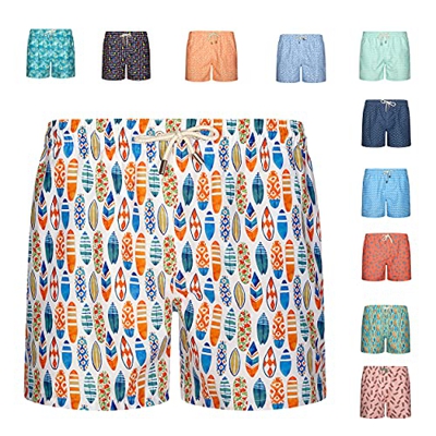 Blue coast yachting Bañador Hombre Estampado Secado Rápido