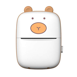 OMIAJE Smart Pocket Mini Impresora HD portátil Conexión BT Impresora inalámbrica Bolsillo Aspecto Lindo Impresión de Fotos Notas de Etiquetas (Color : en oferta