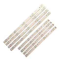 CARZE LED Tira de retroiluminación 4/5 lámpara Apta for LG 43"TV CRH-A4330300104L6CN Rev1.0 CRH-A4330300105R6CN Rev1.0 LED 43UG620V 43UJ620V Tiras de  características