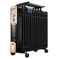 Calentador Eléctrico Calefacción Eléctrica Radiador De Aceite Ahorro De Energía 2200 Watts Termostato Mecánico Radiador Portátil Radiador Eléctrico Un en oferta