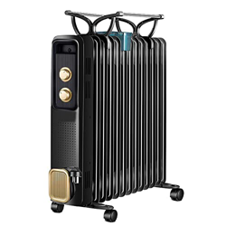 Calentador Eléctrico Calentador De Radiador De Aceite De Calefacción Eléctrica, Calefacción Eléctrica con Termostato, Ahorro De Energía, Calefacción E características