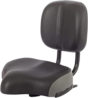 Ampio schienale per sedile per bicicletta, Sedile per bici comfort di grandi dimensioni, Sedile per triciclo imbottito in memory foam, Sottosella per 