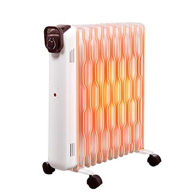 Calentador De Habitación, Calentador Eléctrico, Calentador De Aceite, Temperatura Ajustable, Compacto Y Delgado, Portátil, Calentador De Espacio, Cale