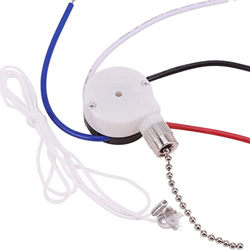 Huhebne Kit Interruptor Ventilador Techo, 3 Velocidades, 4 Cables,Interruptor Ventilador,Interruptor Control Velocidad con Cremallera,Interruptor Cabl en oferta