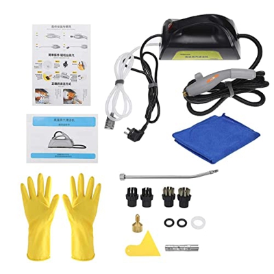 Limpiador de vapor de alta presión portátil Máquina de limpieza móvil de alta presión de alta temperatura 2600W Máquina de limpieza de vapor Desinfect