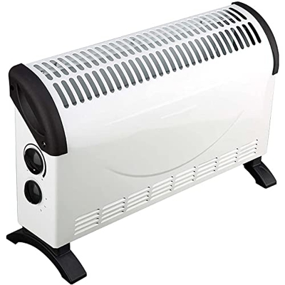 Calefactor Portátil Calefacción Eléctrica Calefacción por Convección con Termostato, Calefactor 750 Watts/1050 Watts/1800 Watts Ahorro De Energía, Cal