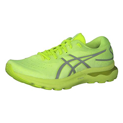 Asics Gel-Nimbus 24, Running Shoe Hombre, Lite-Show/Safety Yellow, 42.5 EU
