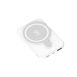 XCC Banco de energía de Carga pequeño y rápido de 5000 mAh for Carga inalámbrica magnética (Color : White) en oferta