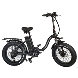 20 Pulgadas Bicicleta eléctrica Plegable, 48V 24Ah E-Bike con kilometraje de Larga duración, Bicicleta de montaña de Velocidad rápida, luz Trasera con características