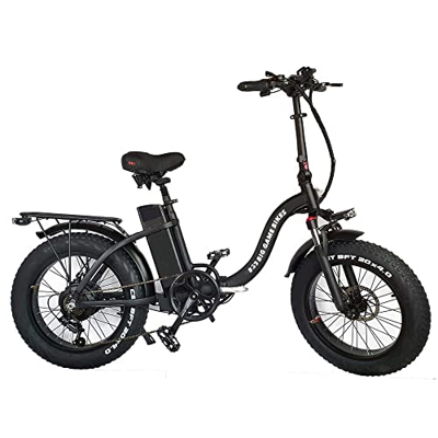 20 Pulgadas Bicicleta eléctrica Plegable, 48V 24Ah E-Bike con kilometraje de Larga duración, Bicicleta de montaña de Velocidad rápida, luz Trasera con