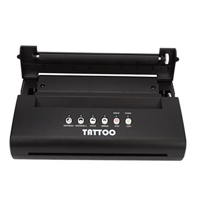 Sorandy Máquina Stencil de Tatuajes, Portátil Máquina de Transferencia de Tatuajes, Poco Ruido Impresión Rápida Impresora de Plantillas de Tatuajes Im