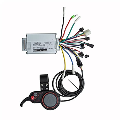 lerwliop Controlador de bicicleta eléctrica con pantalla LCD Kit de mantenimiento de control de velocidad