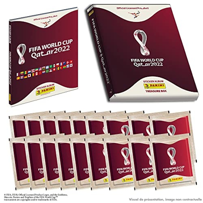 PANINI FIFA WORLD CUP QATAR STICKERS 2023 MONOCOUVETTE 1 álbum Hard cover + 15 fundas + 3 ofertas