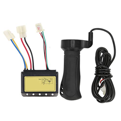 Fupei Conjunto de Controlador de Bicicleta Eléctrica, Conjunto de Controlador, Cable Empuñadura Protección contra Bloqueo Cepillo de 3 Cables Piezas d características