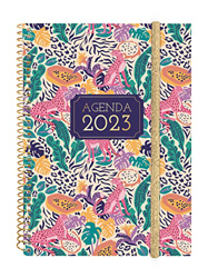 Finocam - Agenda 2023 Espiral Design Collection Semana Vista Horizontal Enero 2023 - Diciembre 2023 (12 meses) Selva Español, SOBREMESA - E10-155x212  en oferta