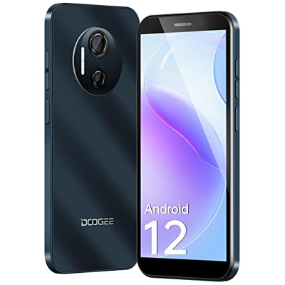 DOOGEE X97 Pro Teléfono Móvil Libre [2022] 4GB+64GB Android 12 Smartphone, 4200mAh Batería, 6.0'' Pantalla Smartphone Libre,12MP+5MP Cámara, 4G Dual S