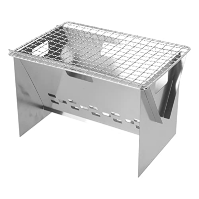 Yardwe Kabab Hibachi Patio Trasero Barbacoa de Carbón Estante Mesa de Acero Shish Asar a La Parrilla Estufa de Patio Plegable Camping Barbacoa Quema R