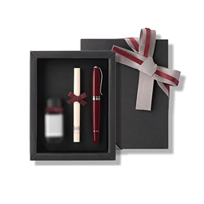 Plumas estilográficas para escribir Metal Pluma Estilográfica 0.58mm Pluma Arte Retro Portátil Estudiantes Uso Oficina Práctica Caligrafía Niñas Cumpl