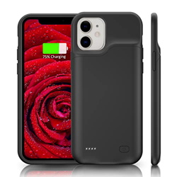 HUOBAO Funda de batería para iPhone 14 Plus, [6800 mAh] Funda protectora portátil cargador para iPhone 14 Plus (6.7 pulgadas) (negro) en oferta