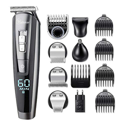 FMOPQ Professional Hair Trimmer Waterproof 5 In1hair Clipper Electric Hair Cutting Machine Beard Trimer Body Men Haircut precio
