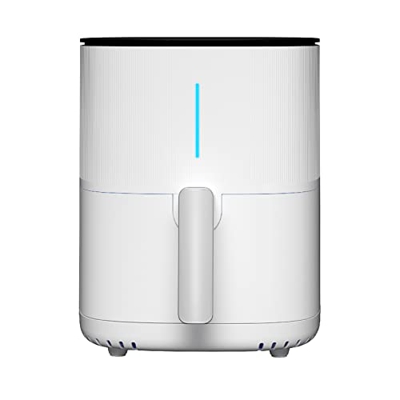 Horno Eléctrico Air Fryer, 5L, 1500W Freidora Eléctrica De Aire para Hornear/A La Parrilla, 10 Ajustes Preestablecidos De Cocción, Blanco