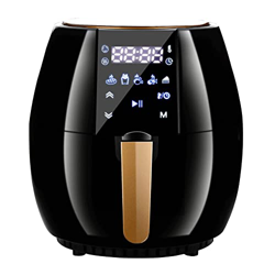 Freidora De Aire De 4.5L, Operación Táctil Inteligente De Gran Capacidad, Temporizador Y Control De Temperatura Totalmente Ajustable, Sistema De Circu en oferta