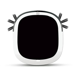 Flashing Robot Aspirador anticaída hogar seco Suelo húmedo barredora Inteligente Recargable aspiradora de Barrido Inteligente (Color : Black, Size : O características
