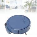 Robot Aspirador, Robot Aspirador 3 en 1, AplicacióN Inteligente, Control Remoto, Carga USB, Robot de Barrido para el Hogar (Azul)