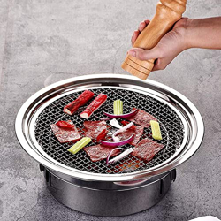 Certificación de seguridad Parrilla De Barbacoa De Mesa, Parrillas De Barbacoa De Carbón Redondas, Parrilla De Barbacoa De Mesa, Estufa De Barbacoa fo características